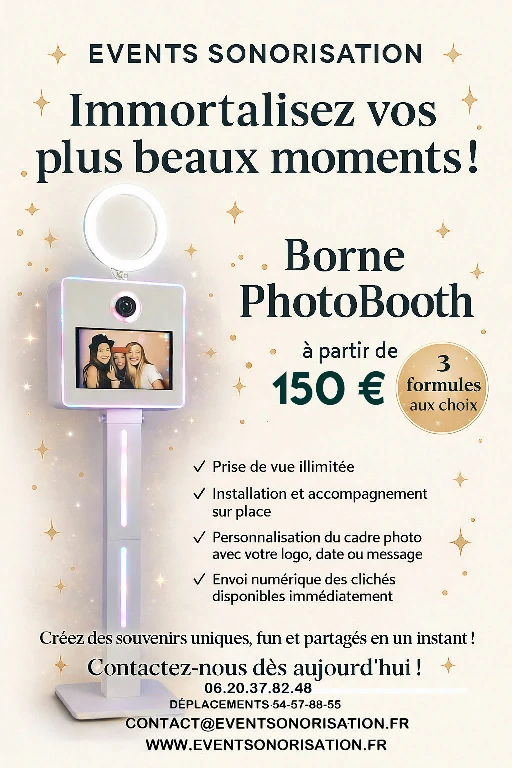 Photobooth– DJ, sonorisation et animation en Lorraine